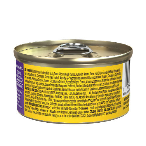 Wet Cat Food Wellness Whitefish Recipe 3oz Daily Meals Premi - detail view