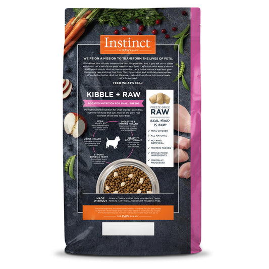 Instinct Raw Boost Adult Small Breed Chicken Dry Dog Food 3 - detail view
