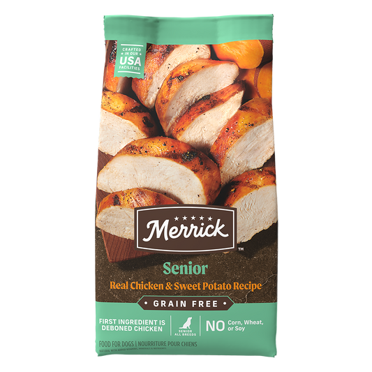 Merrick Grain Free Senior Chicken And Sweet Potato Dog Dry - main product image