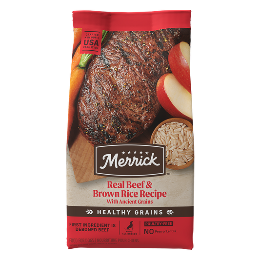 Merrick Classic Healthy Grains Beef And Brown Rice Dry Dog - main product image