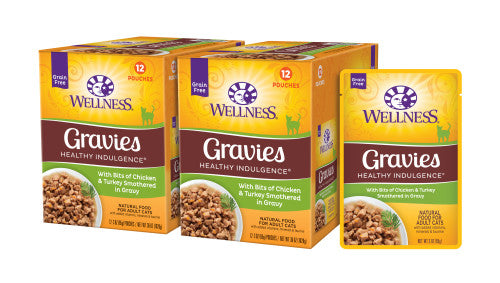 Wellness Adult Pouch Healthy Indulge Gravies Chicken And Wet - main product image