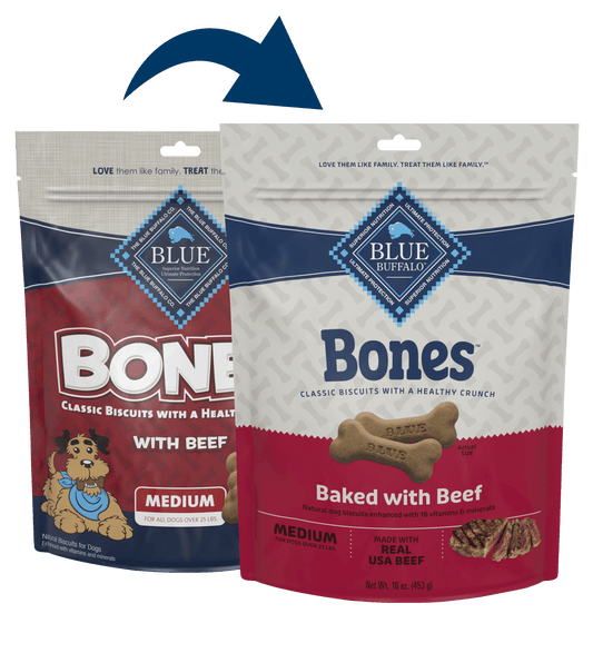 Dog Treats Blue Buffalo Beef Chews Medium Training Rewards - main product image