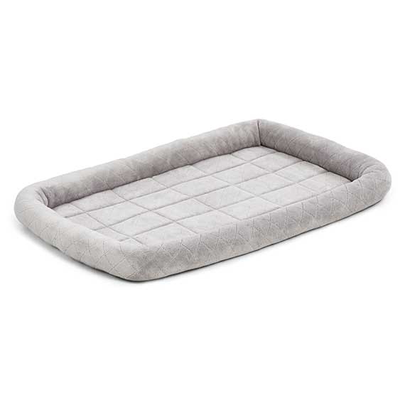 The Family Pet Dog Beds 36in Midwest Diamond Stitch Bed Gray - main product image