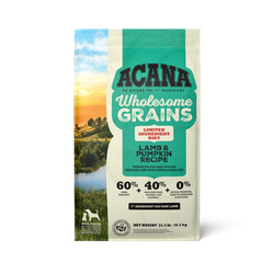 Dog Food Acana Adult Wholesome Grains Lamb and Pumpkin 4lb - main product image