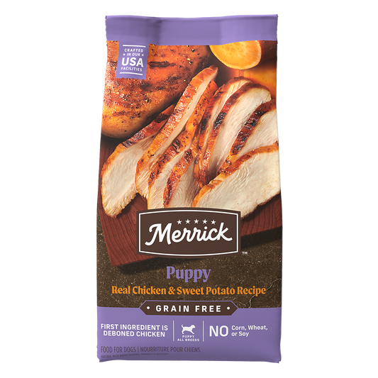 Merrick Grain Free Puppy Chicken And Sweet Potato Dog Dry - main product image
