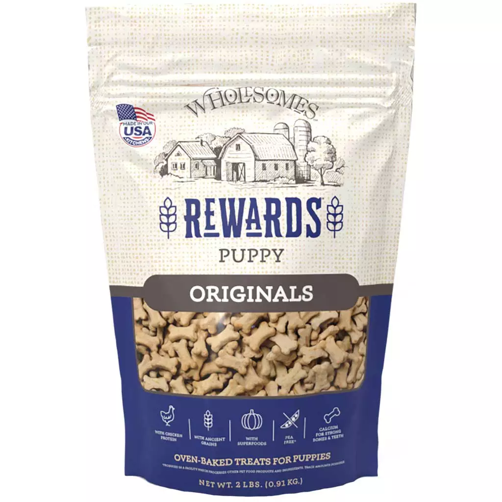 Wholesomes Puppy Original Dog Treats 2Lb Dog Treats Premium - main product image
