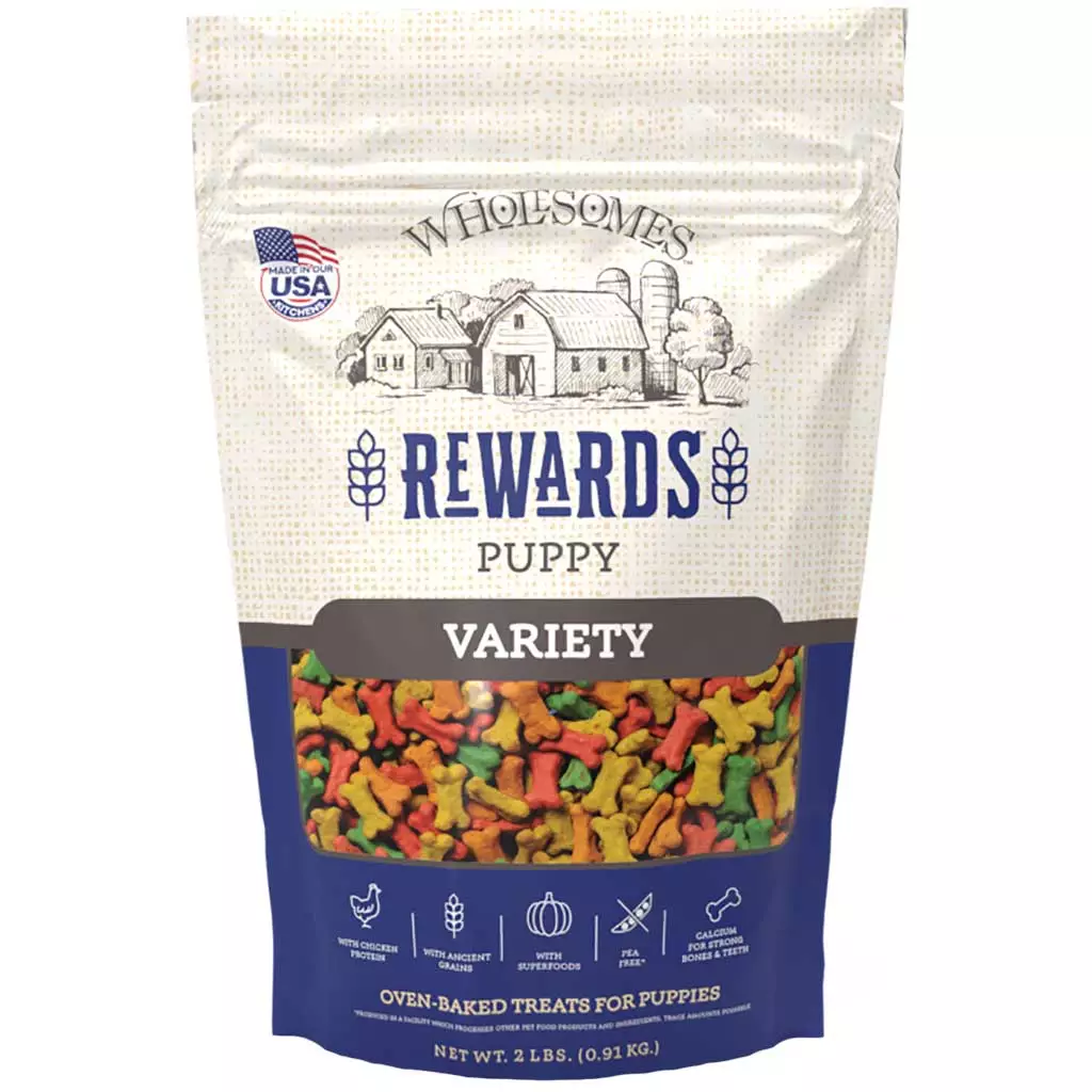 Wholesomes Puppy Variety Dog Treats 2Lb Dog Treats Premium - main product image