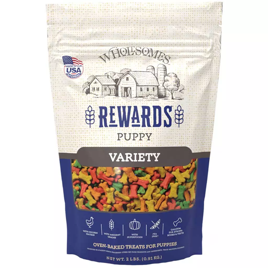 Wholesomes Puppy Variety Dog Treats 2Lb Dog Treats Premium - main product image