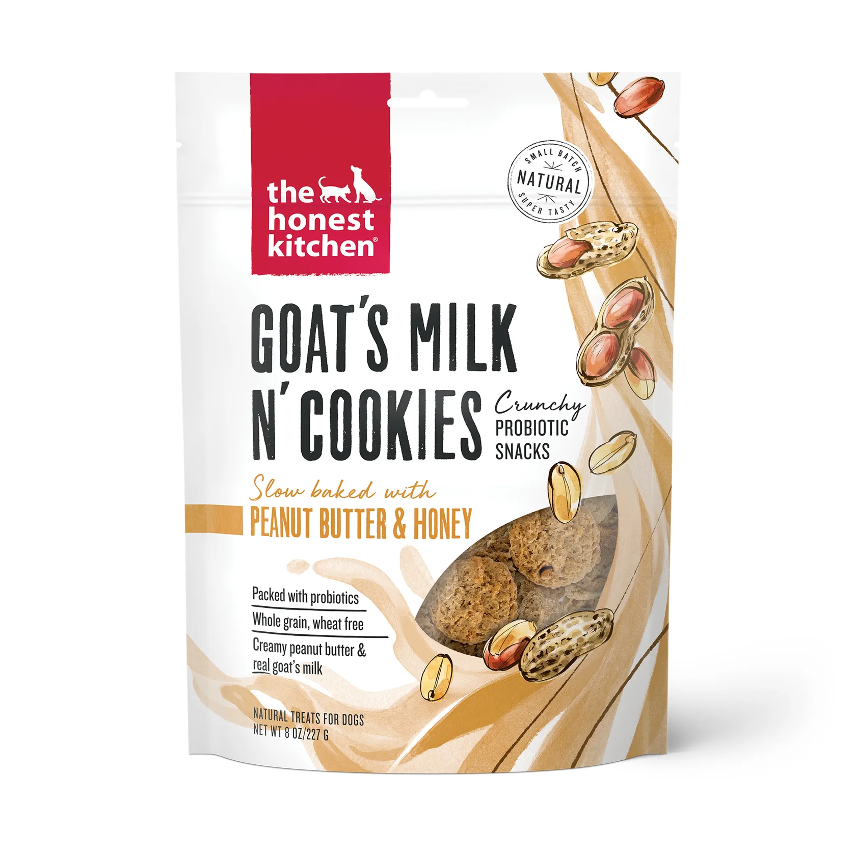 Dog Treats Premium Peanut Butter Chews 8oz Training Rewards - main product image