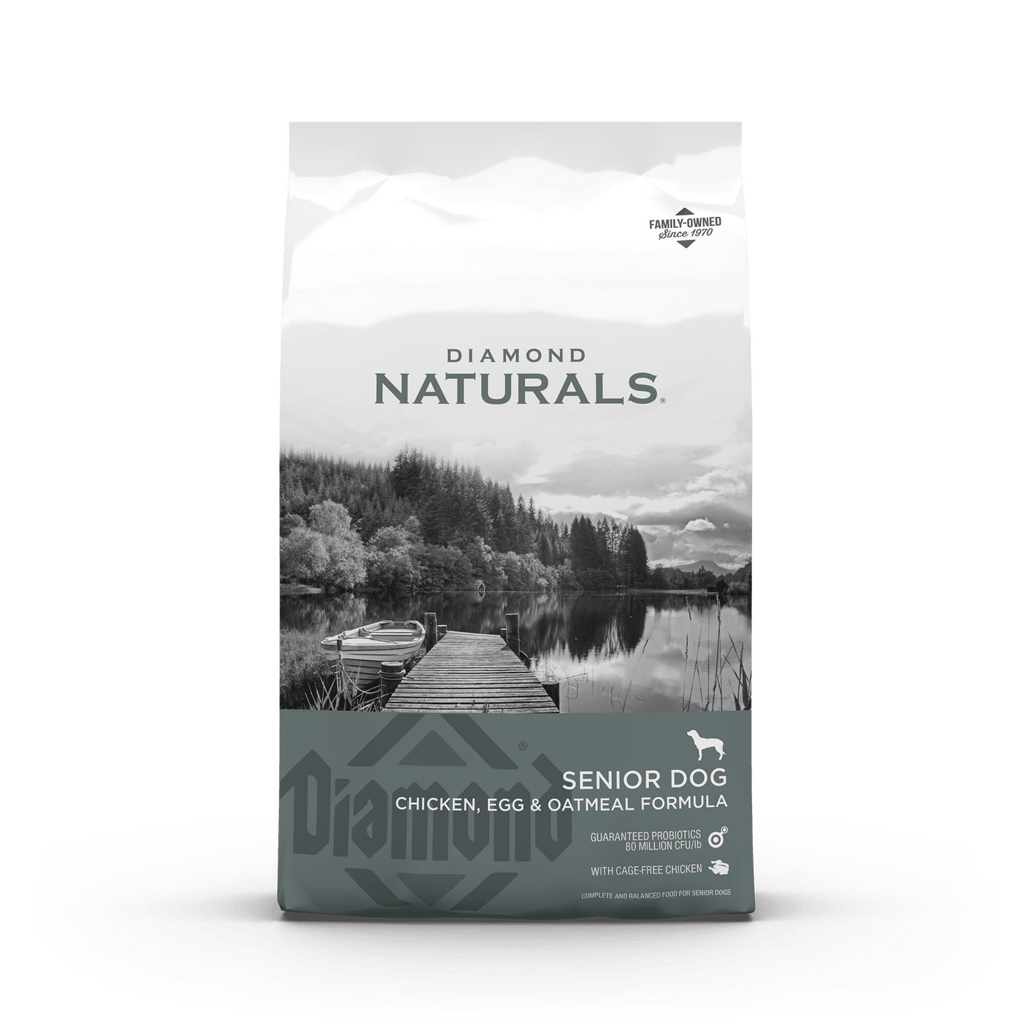 Diamond Naturals Senior Chicken Egg And Oatmeal Dry Dog Food - main product image