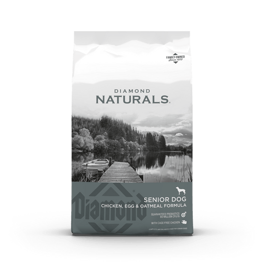 Diamond Naturals Senior Chicken Egg And Oatmeal Dry Dog Food - main product image