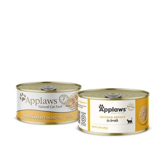 Applaws Adult Chicken Breast in Broth Wet Cat Food (2.47oz) - Wet Cat Food at Purrfect Pet Kingdom
