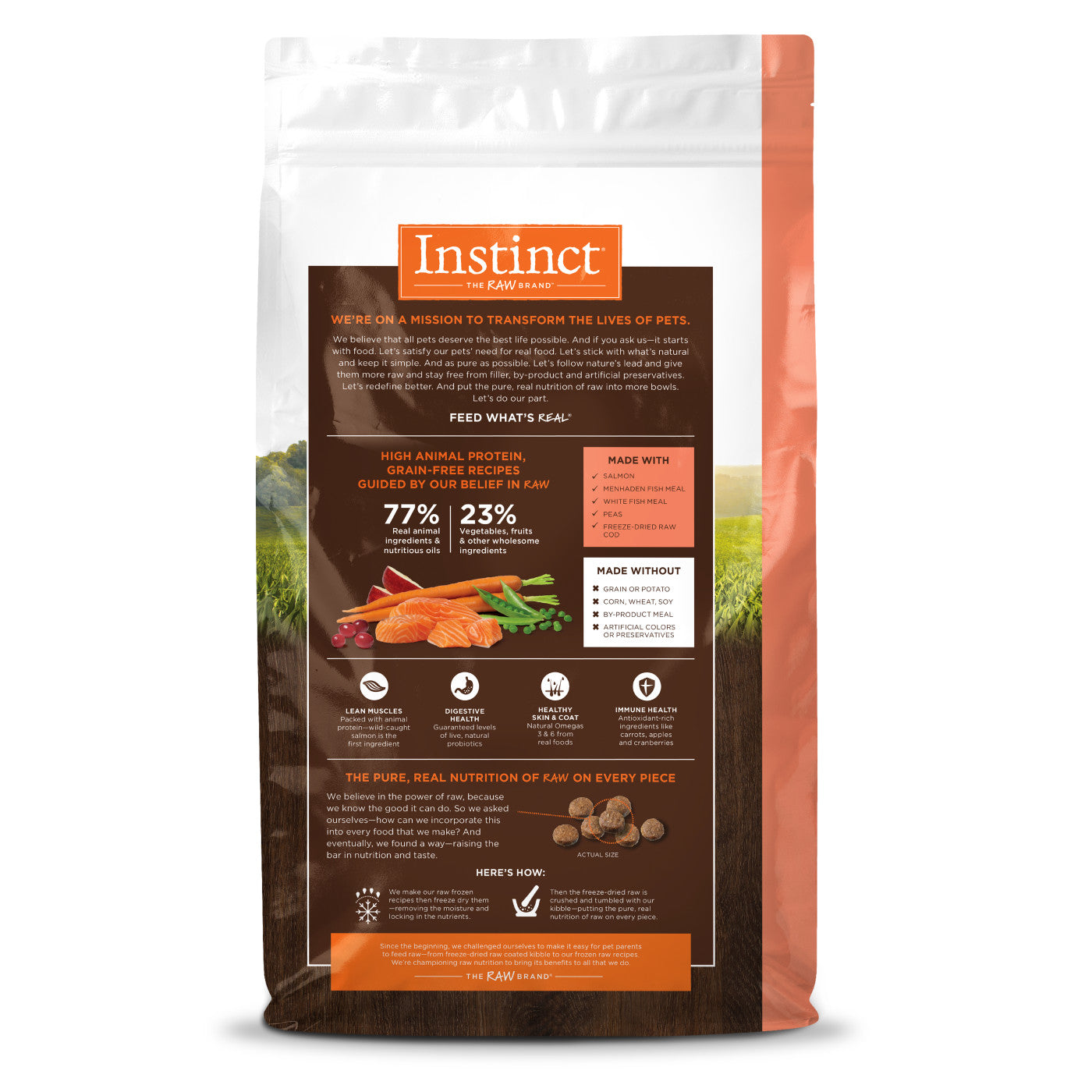 Dry Cat Food Premium Salmon Recipe 4.5lb Daily Meals Premium - detail view