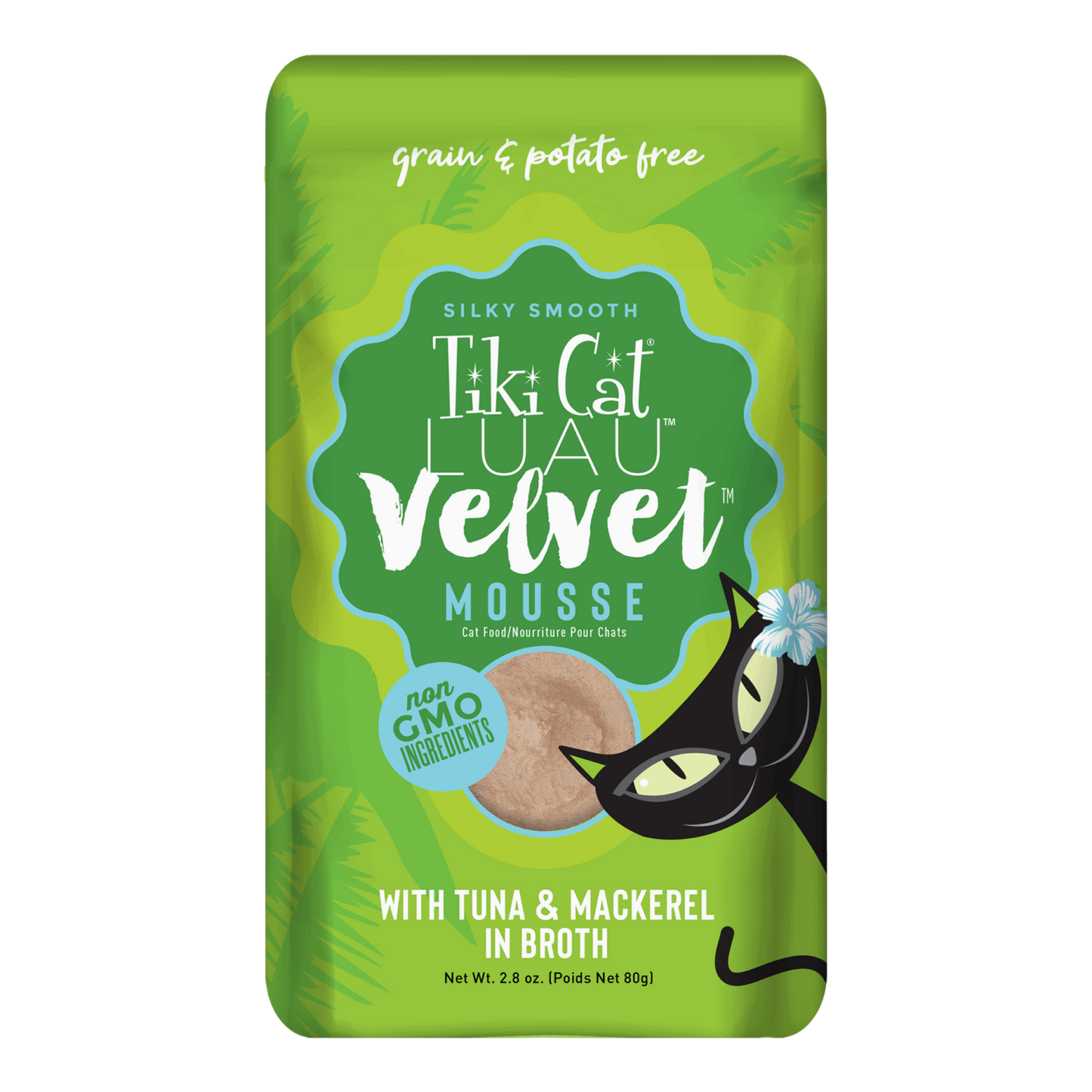 Tikicat Adult Velvet Mousse Tuna And Mackerel 2 8Oz Wet Cat - main product image