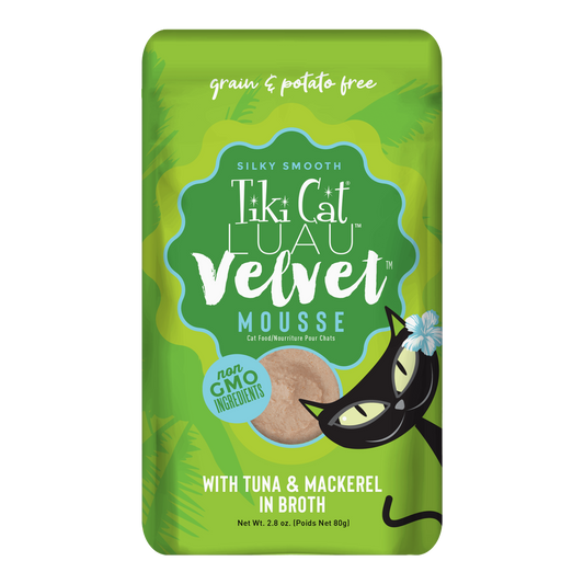 Tikicat Adult Velvet Mousse Tuna And Mackerel 2 8Oz Wet Cat - main product image