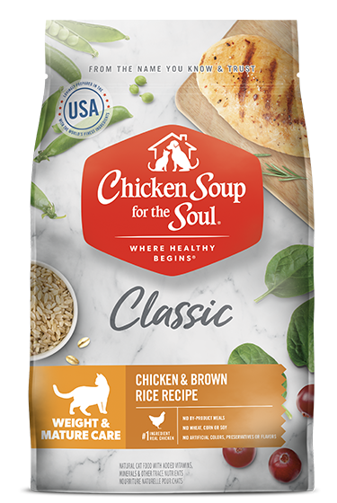 Chicken Soup Mature Weight Chicken And Brown Rice Cat Food 4 - main product image