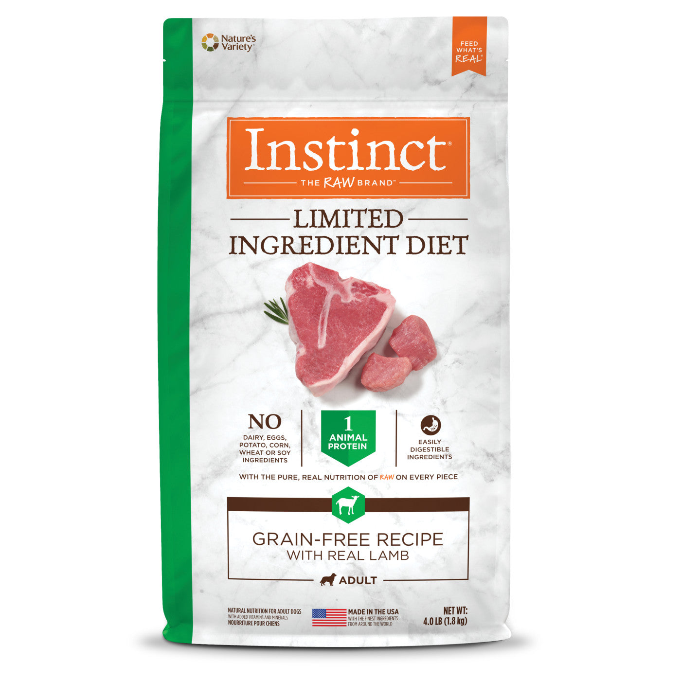Dry Dog Food Premium Lamb Recipe 20lb Daily Nutrition Premiu - main product image