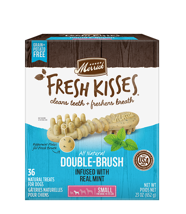 Merrick Fresh Kisses Mint Dental Treats 23Oz Dog Treats - main product image