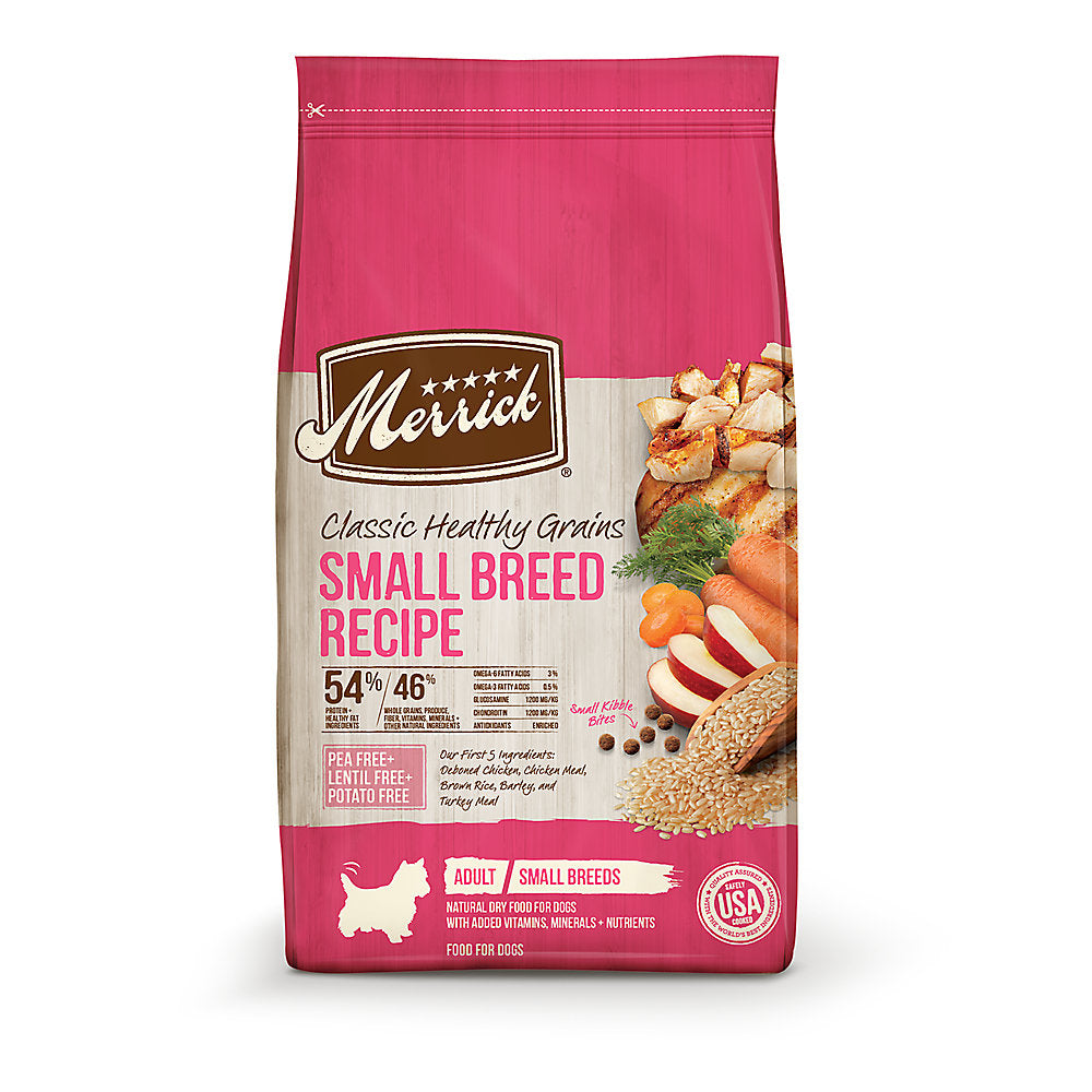 Merrick Classic Healthy Grains Small Breed Chicken And Brown - close up view