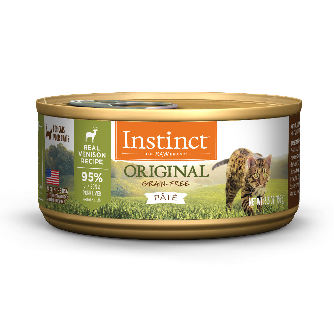 Wet Cat Food Premium Venison Recipe 5.5oz Daily Meals Premiu - main product image