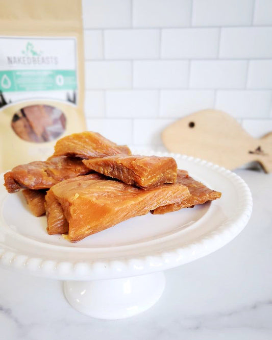 Dog Treats Salmon Fillet Single Ingredient Chews Natural Rew - main product image