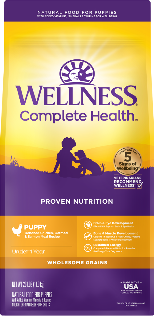 Wellness Complete Health Puppy Chicken Salmon And Oatmeal - main product image