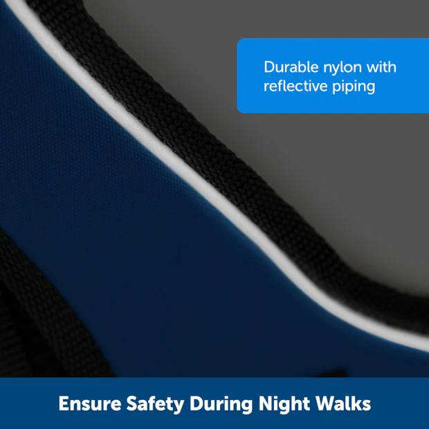 Petsafe Easysport Harness Charcoal Md Adjustable Dog Walking - lifestyle view