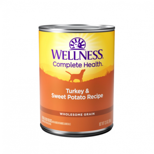 Wellness Adult Turkey and Sweet Potato Wet Dog Food (12.5oz) - main product image