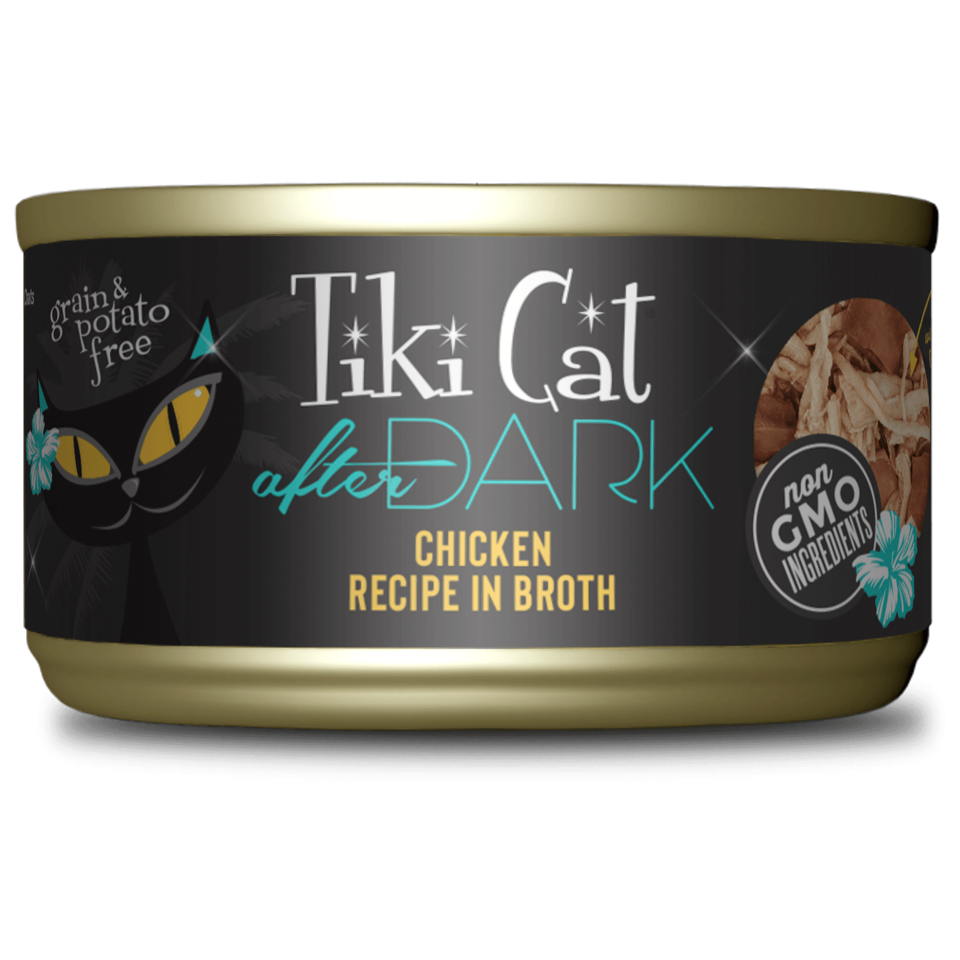 Tikicat Adult After Dark Chicken In Broth 2 8Oz Wet Cat Food - main product image