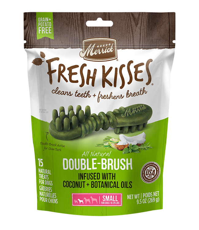 Merrick Fresh Kisses Coconut Dental Treats 10Oz Dog Treats - main product image