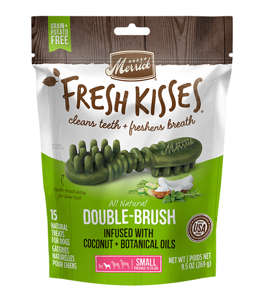 Merrick Fresh Kisses Coconut Dental Treats 10Oz Dog Treats - main product image