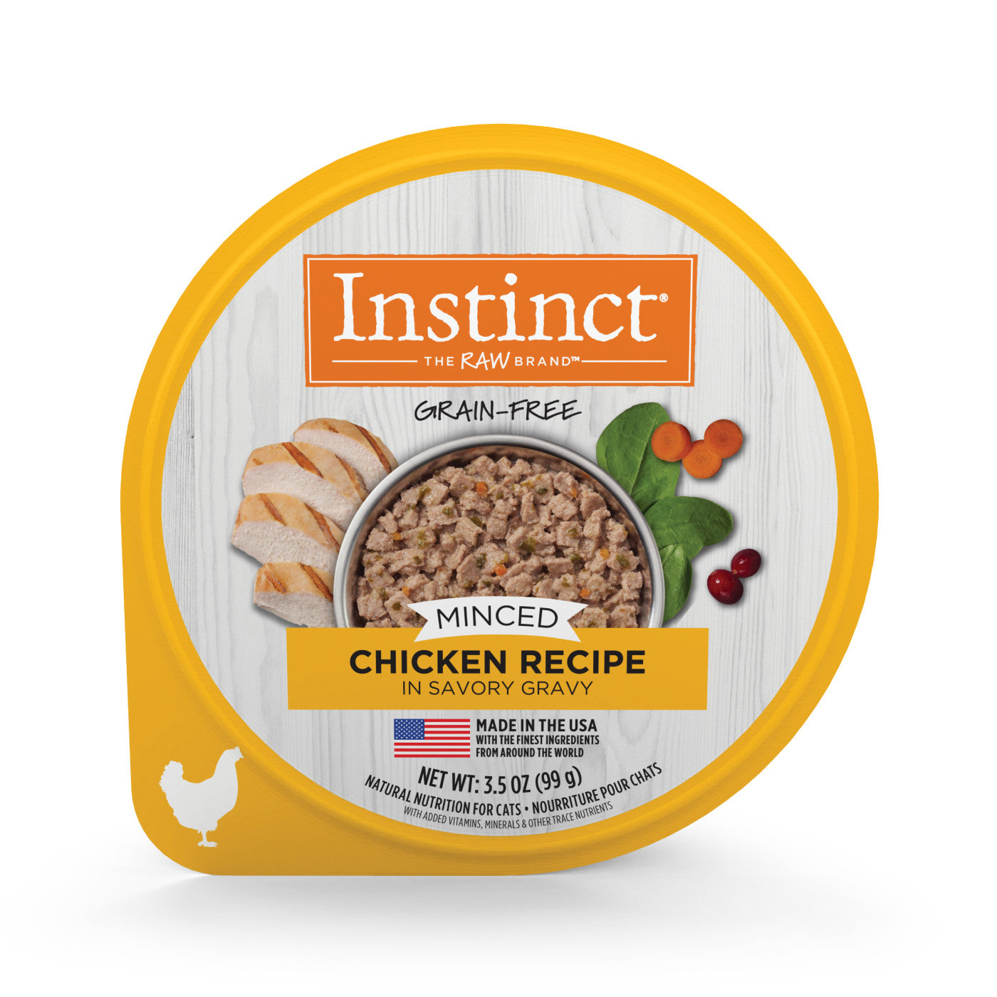 Wet Cat Food Premium Chicken Recipe 3.5oz Daily Meals Premiu - main product image