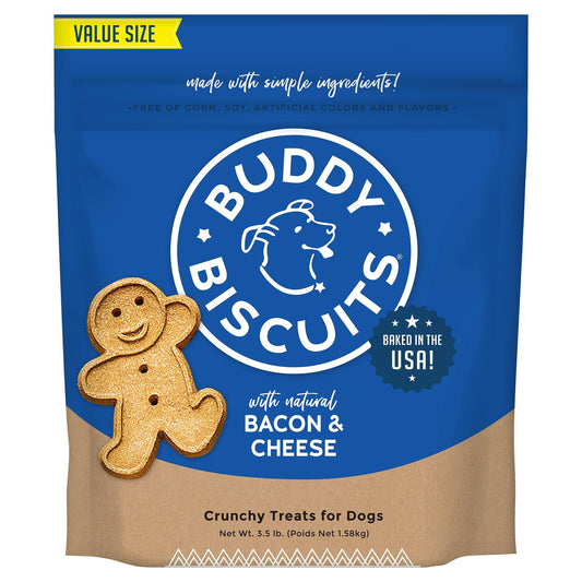 Buddy Biscuits Crunchy Bacon And Cheese Dog Treats Dog - main product image