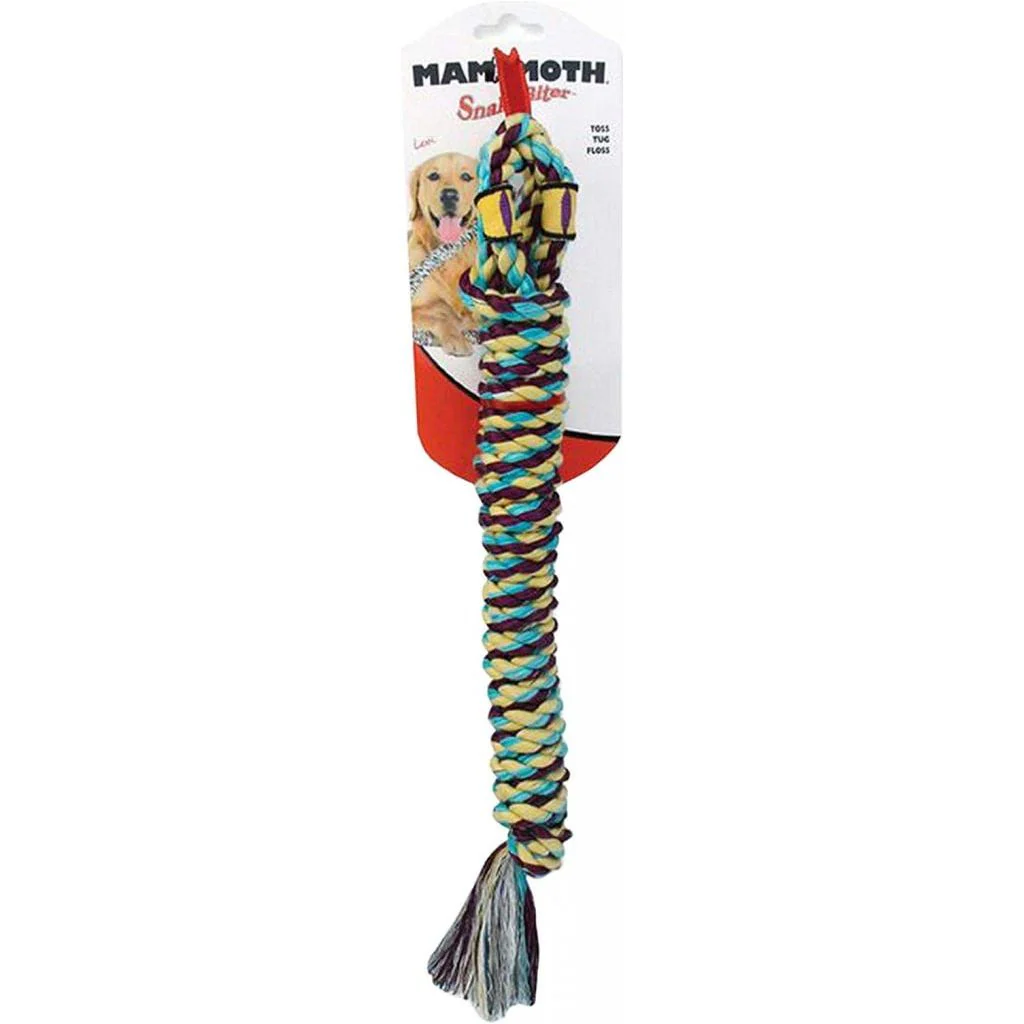Dog Toys 18in Mammoth SnakeBiter Shorty Premium Pet Supply - main product image