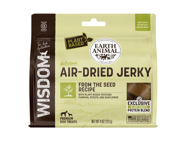 Earth Animal Wisdom Air Dried From The Seed Jerky Dog Treats - main product image