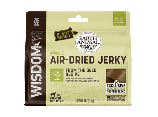 Earth Animal Wisdom Air Dried From The Seed Jerky Dog Treats - main product image