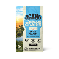 Acana Adult Wholesome Grains Duck and Pumpkins Dog Food (4lb) - main product view | Dog Food at Purrfect Pet Kingdom