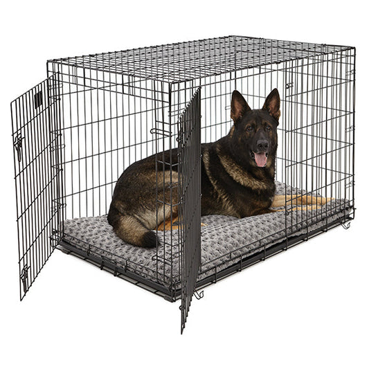 Midwest Ombre Swirl Pet Bed Gray 46X29 Fits 48Crate Washable - detail view