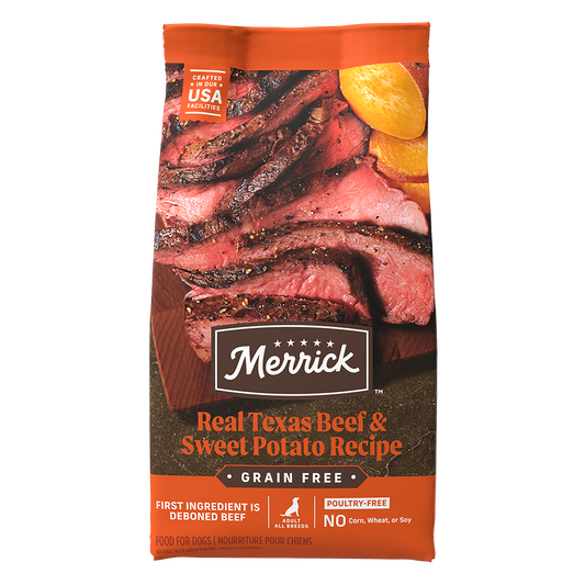 Merrick Grain Free Adult Beef and Sweet Potato Dog Dry Food - main product image