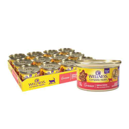 Wellness Complete Health Adult Gravies Salmon Entree Wet Cat - main product image