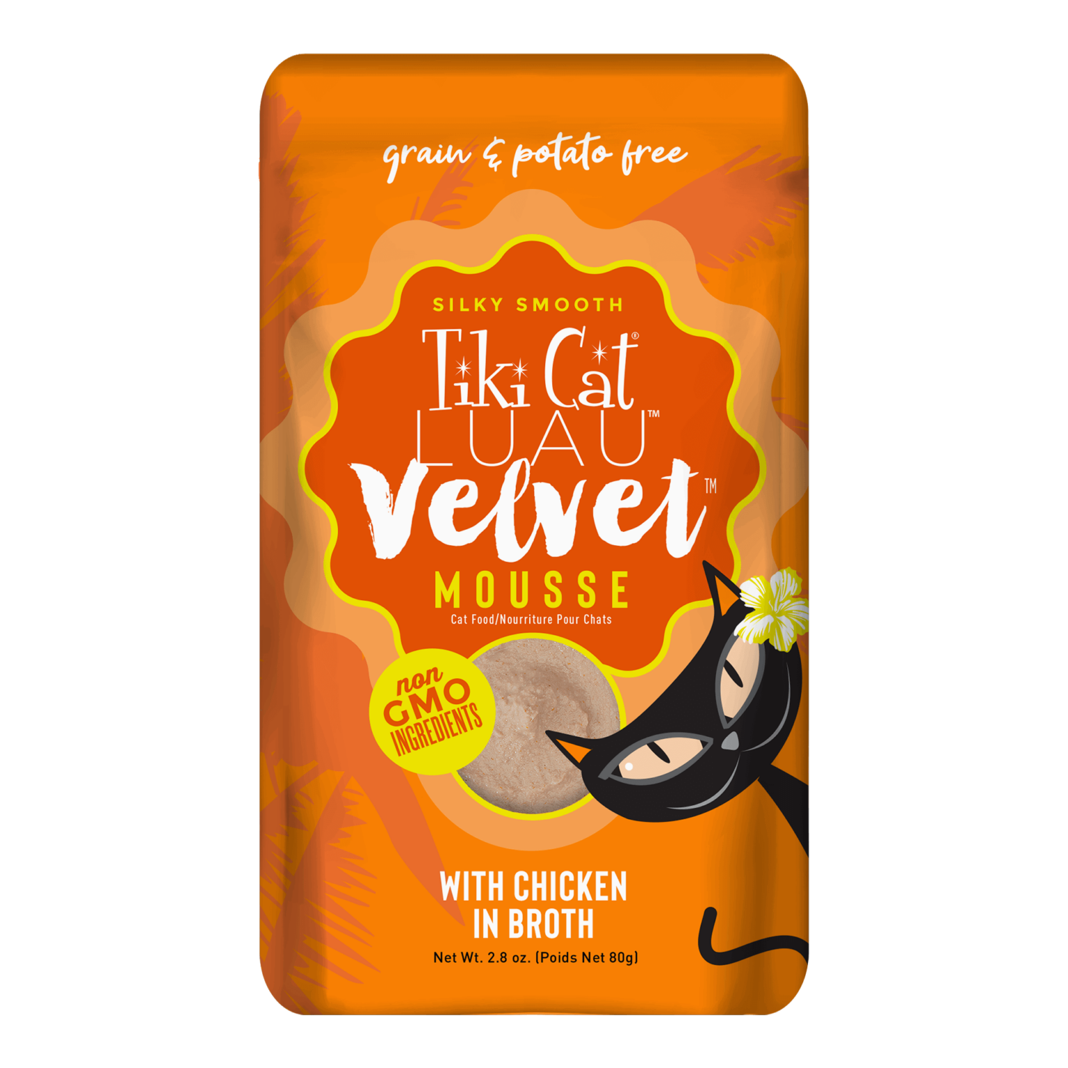 Tikicat Adult Velvet Mousse Chicken 2 8Oz Wet Cat Food - main product image