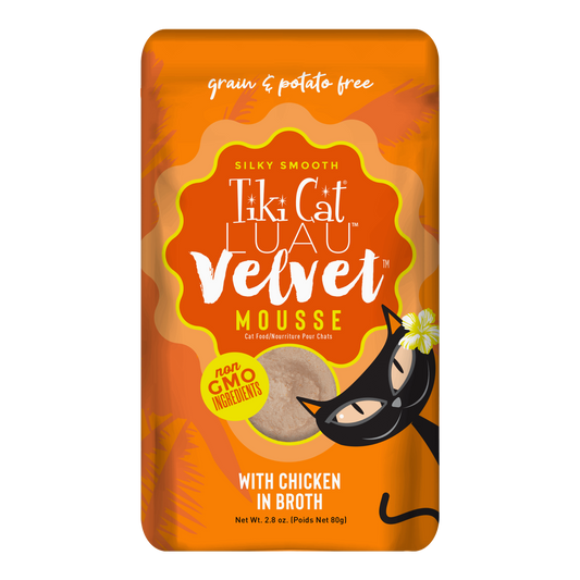 Tikicat Adult Velvet Mousse Chicken 2 8Oz Wet Cat Food - main product image