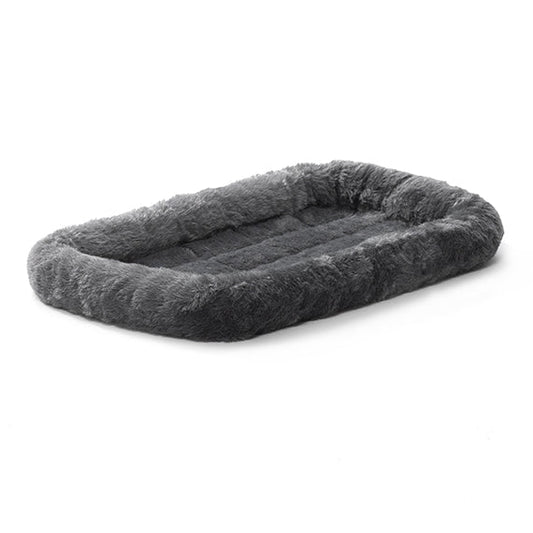 Midwest Quiettime Sheepskin Pet Bed Gray 18X17x12 Washable - main product image