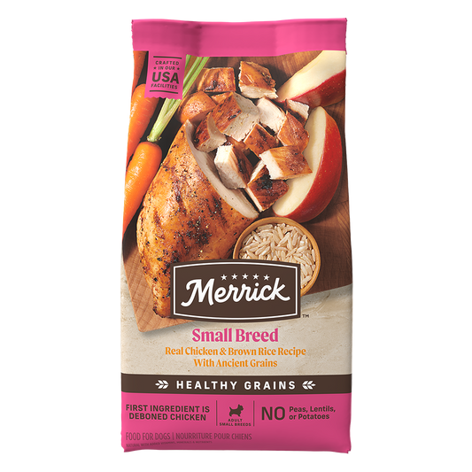 Merrick Classic Healthy Grains Small Breed Chicken And Brown - main product image