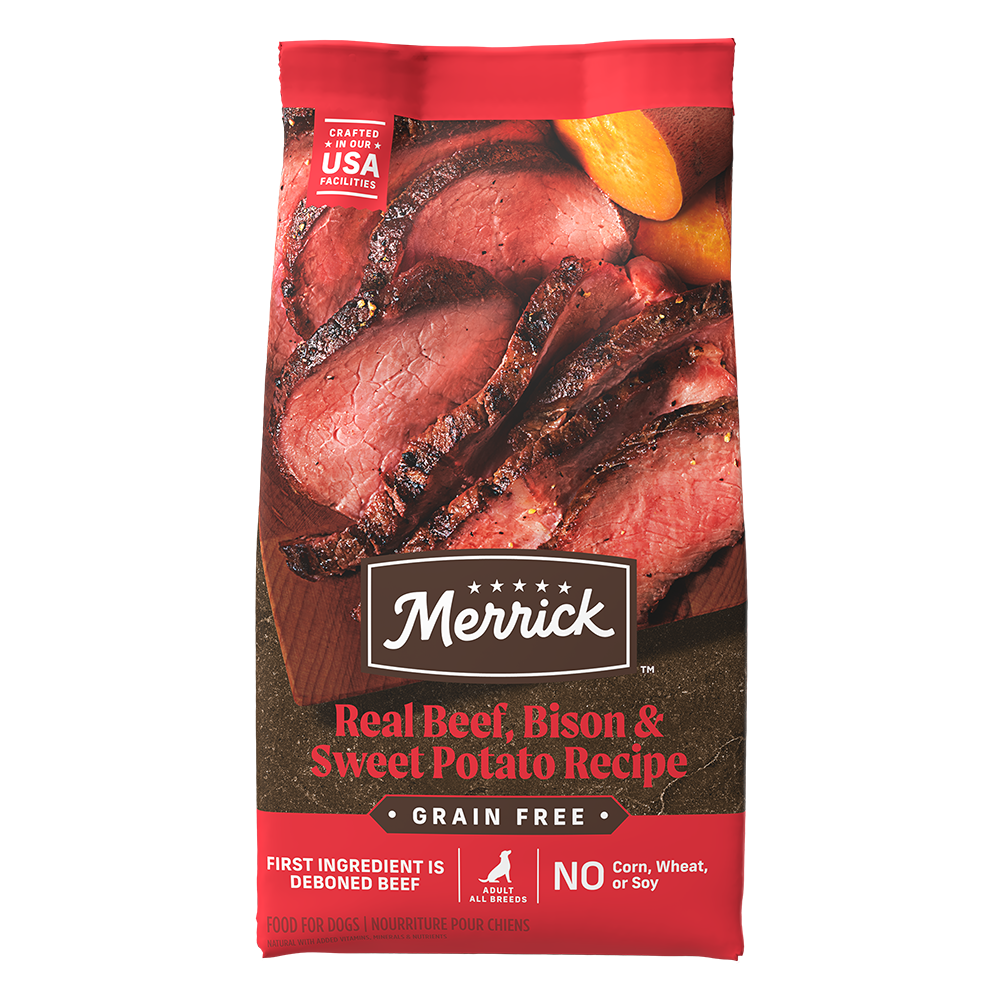 Merrick Grain Free Adult Beef Bison And Sweet Potato Dog Dry - main product image
