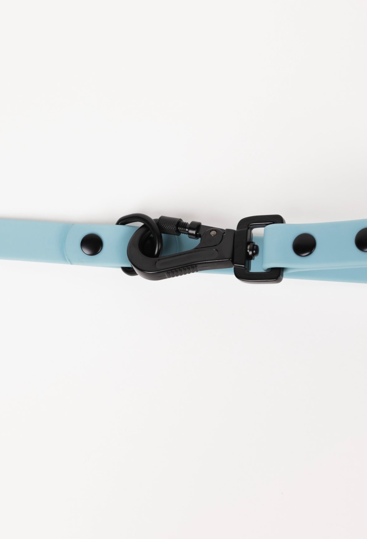 Dog Leash Accessory Dusty Blue Adjustable Everyday Accessory - size and texture image for dog leash