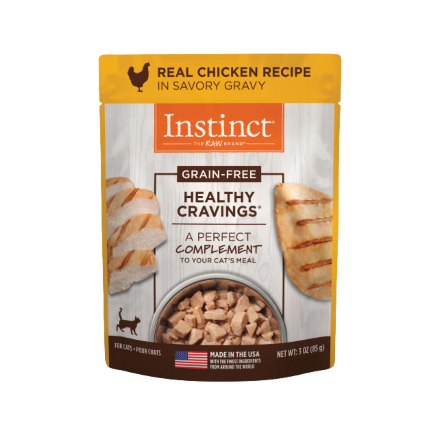 Instinct Healthy Cravings Chicken Cat Food Pouch 3Oz Wet Cat - main product image