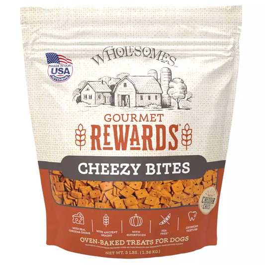 Wholesomes Adult Cheesy Bites Dog Treats 3Lb Dog Treats - main product image