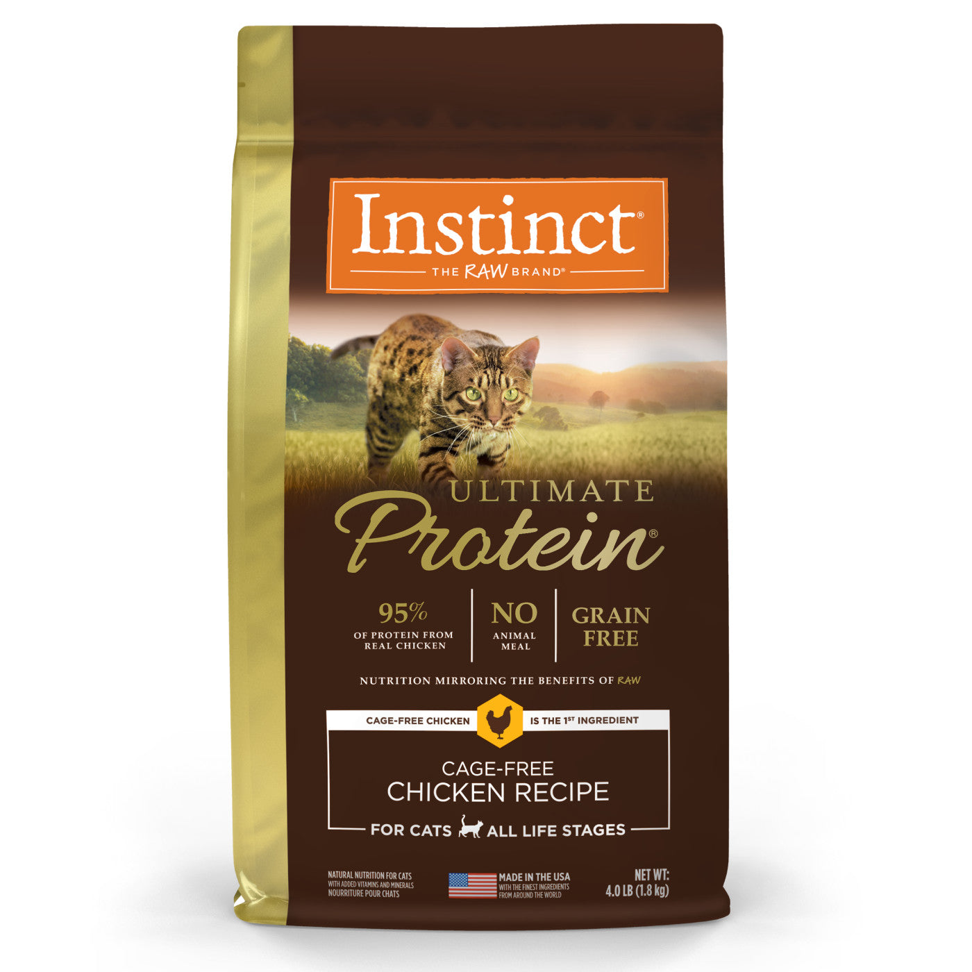Instinct Ultimate Protein All Life Stages Chicken Dry Cat - main product image