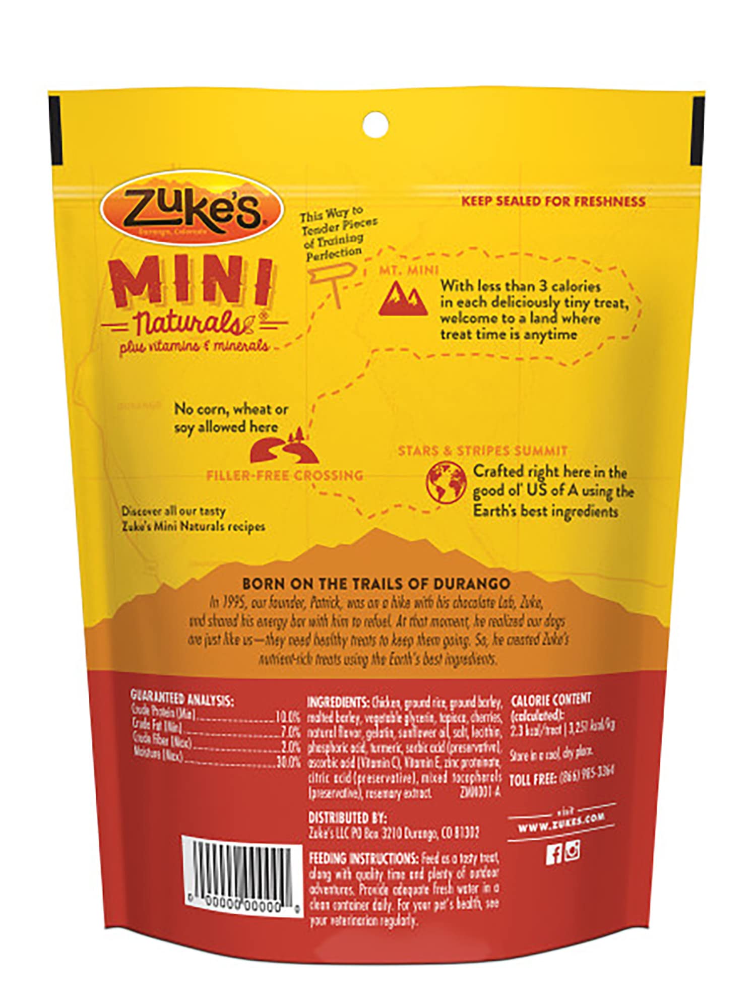 Zukes Adult Mini Naturals Chicken Dog Treats Dog Treats - detail view